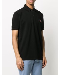 Polo brodé noir Paul Smith