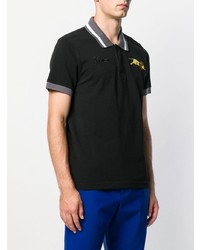 Polo brodé noir Kenzo