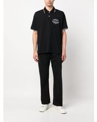 Polo brodé noir Amiri