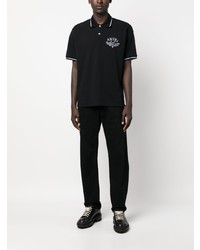 Polo brodé noir Amiri