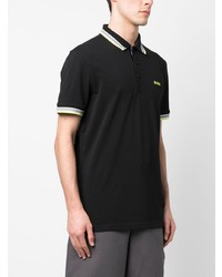 Polo brodé noir BOSS