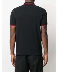 Polo brodé noir Fred Perry