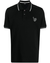 Polo brodé noir PS Paul Smith