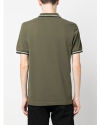 Polo brodé olive Fred Perry