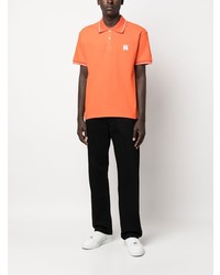 Polo brodé orange Amiri