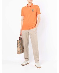 Polo brodé orange Polo Ralph Lauren