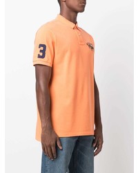 Polo brodé orange Polo Ralph Lauren