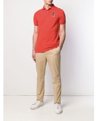 Polo brodé orange Hackett