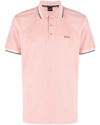 Polo brodé rose BOSS