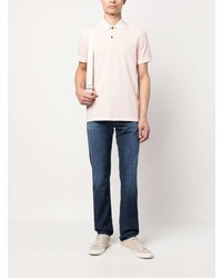 Polo brodé rose BOSS