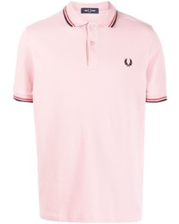 Polo brodé rose Fred Perry