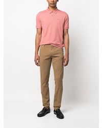 Polo brodé rose BOSS