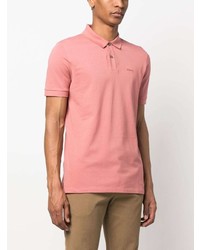 Polo brodé rose BOSS