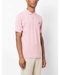 Polo brodé rose Fred Perry