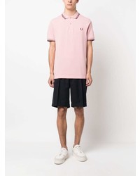 Polo brodé rose Fred Perry