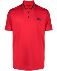 Polo brodé rouge BOSS