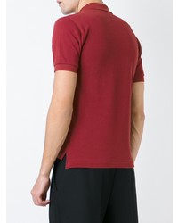 Polo brodé rouge Comme Des Garcons Play