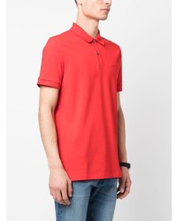 Polo brodé rouge BOSS