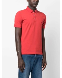 Polo brodé rouge Fay