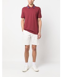 Polo brodé rouge PS Paul Smith