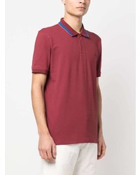 Polo brodé rouge PS Paul Smith