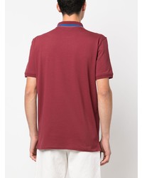 Polo brodé rouge PS Paul Smith