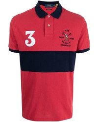 Polo brodé rouge Polo Ralph Lauren