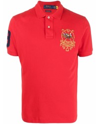 Polo brodé rouge Polo Ralph Lauren