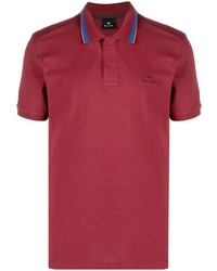 Polo brodé rouge PS Paul Smith