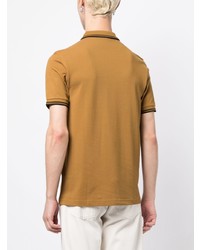 Polo brodé tabac Fred Perry