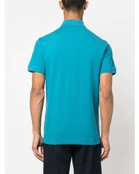 Polo brodé turquoise Etro