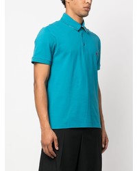 Polo brodé turquoise Etro