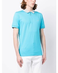 Polo brodé turquoise BOSS