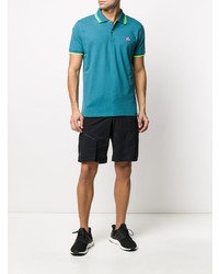 Polo brodé turquoise Peuterey