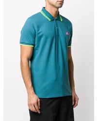 Polo brodé turquoise Peuterey