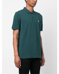 Polo brodé vert foncé Carhartt WIP