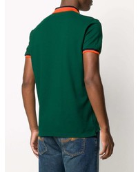 Polo brodé vert foncé DSQUARED2