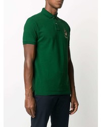 Polo brodé vert foncé Polo Ralph Lauren