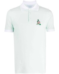 Polo brodé vert menthe Casablanca