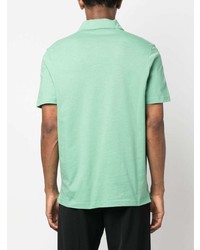 Polo brodé vert menthe PS Paul Smith