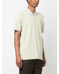 Polo brodé vert menthe Carhartt WIP