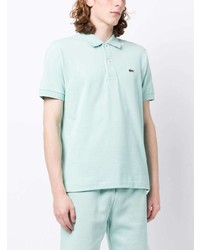 Polo brodé vert menthe Lacoste