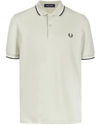 Polo brodé vert menthe Fred Perry