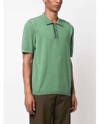 Polo brodé vert menthe A.P.C.