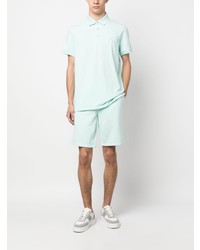 Polo brodé vert menthe Karl Lagerfeld