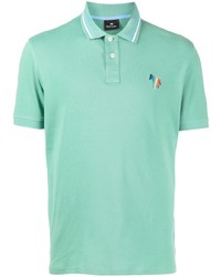 Polo brodé vert menthe PS Paul Smith