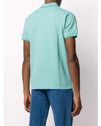 Polo brodé vert menthe Kenzo