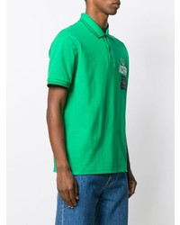 Polo brodé vert Fred Perry X Art Comes First