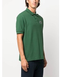 Polo brodé vert Lacoste