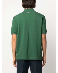 Polo brodé vert Lacoste